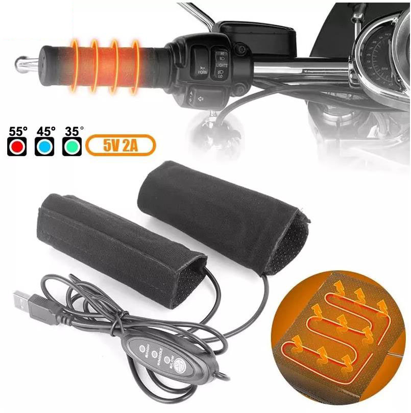 Handlebar Grip Heated - 5V 2A Motorrad beheizte Handgriffe 3