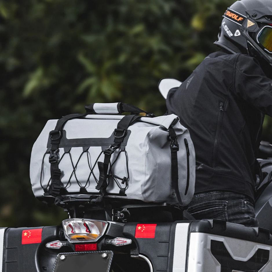 Motorcycle Gear Companies - Motorrad-Hecktasche Wasserdichte Rücksitz-Aufbewahrungstasche Große Kapazität Reisetasche