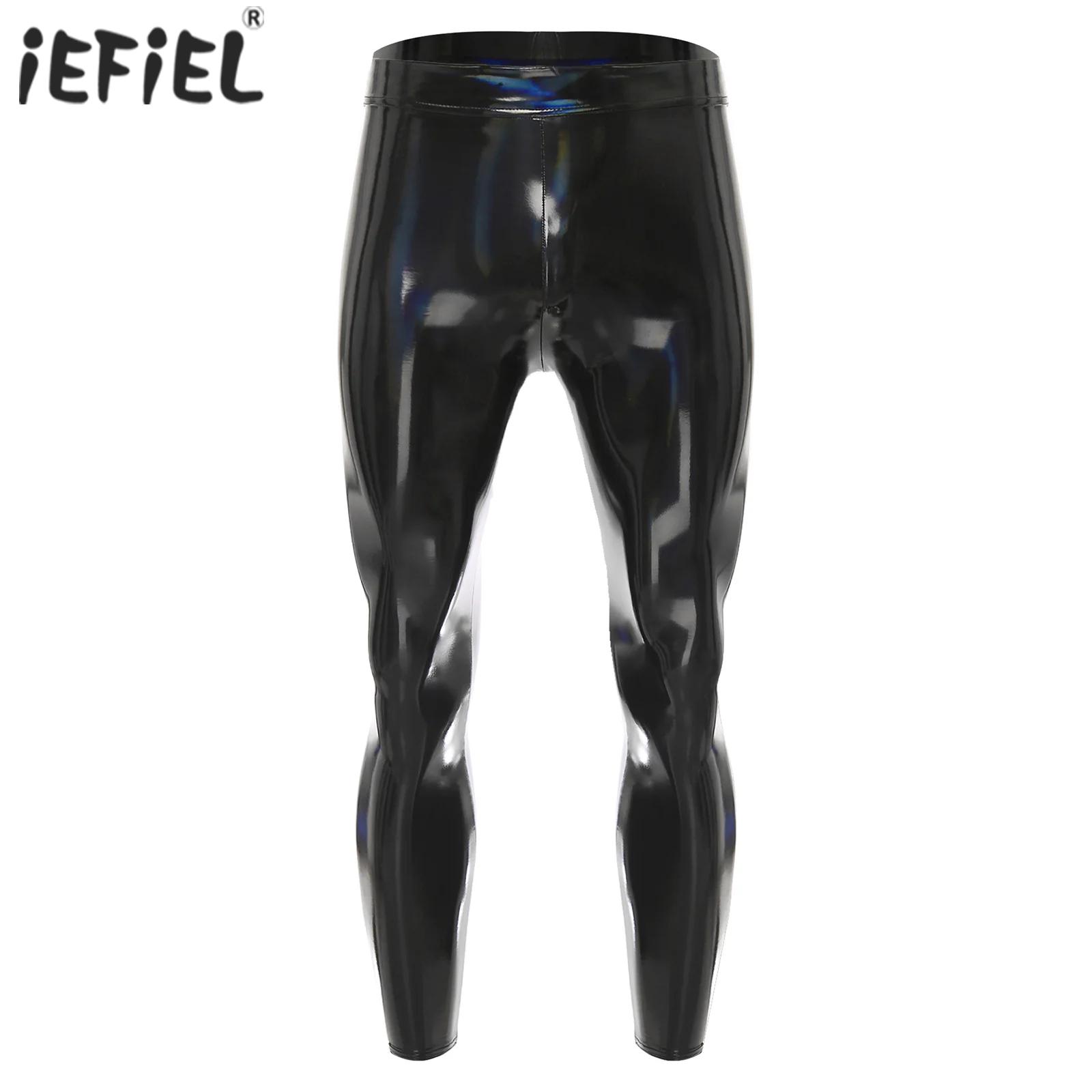Motorcycle Gear Mens - Schwarze Disco-Strumpfhose für Herren, Leggings, Hose,