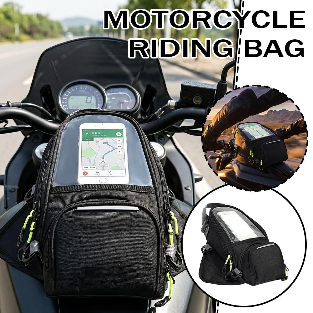 Motorcycle Gear Companies - Motorrad-Tanktasche, wasserdicht, mit Touchscreen-Fenster für das