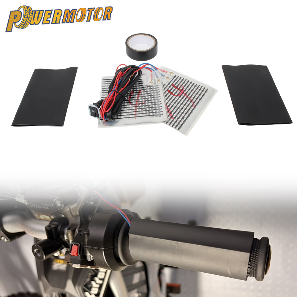 Handlebar Grip Heated - Motorrad 12V Beheizte Griffe Elektrisches Heizgriff-Set