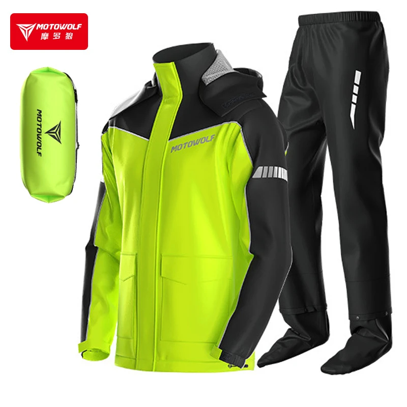 MOTOWOLF Motorrad-Regenmantel  – Motorcycle Gear Mens Bewertung und Preis