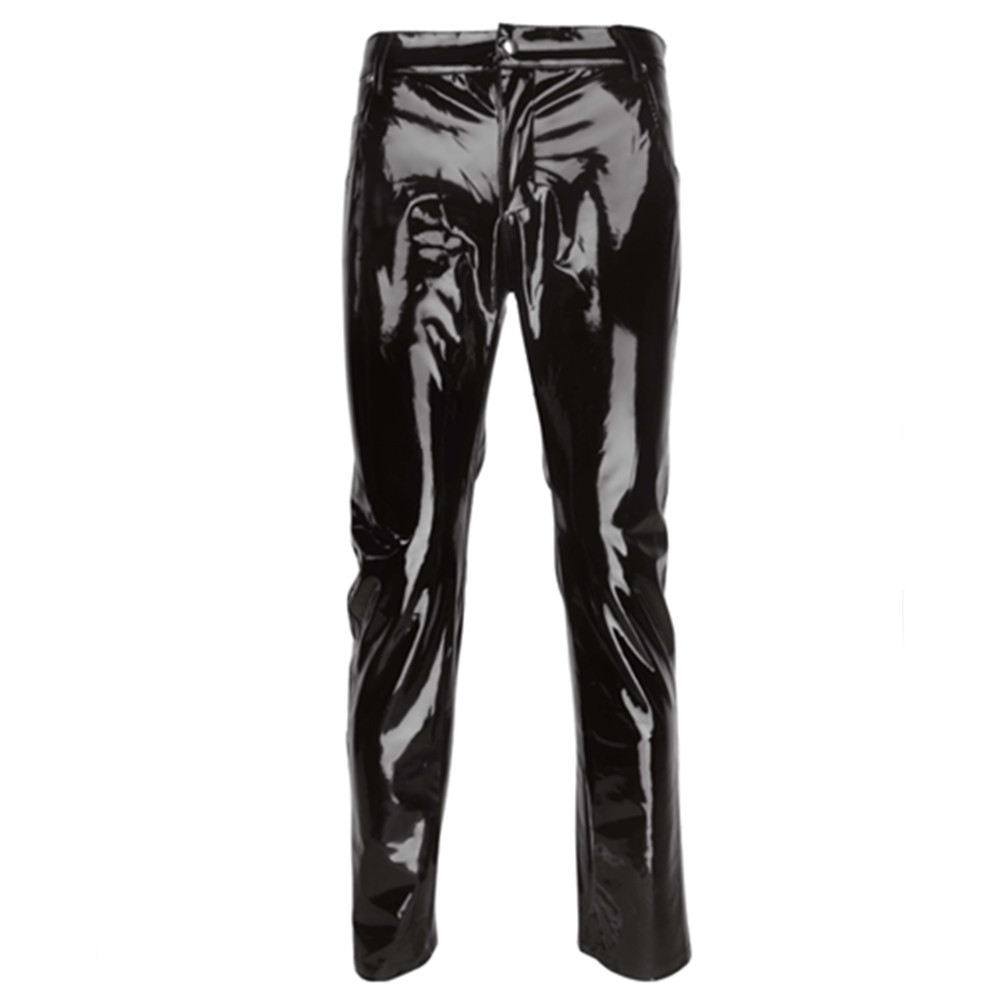 Glänzende PVC Latex Hosen Männ – Motorcycle Gear Mens Bewertung und Preis