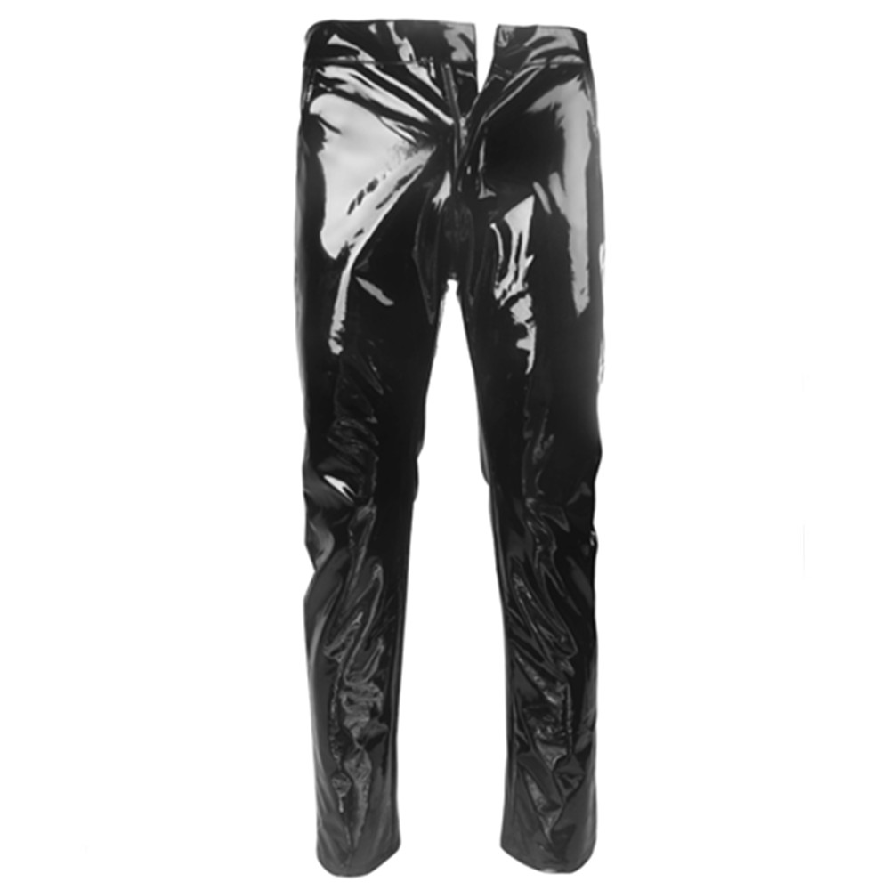 Glänzende PVC Latex Hosen Männ – Motorcycle Gear Mens Bewertung und Preis