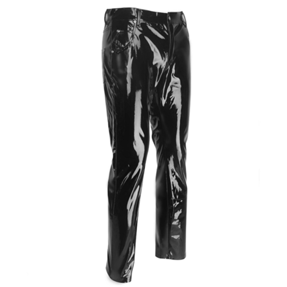 Glänzende PVC Latex Hosen Männ – Motorcycle Gear Mens Bewertung und Preis